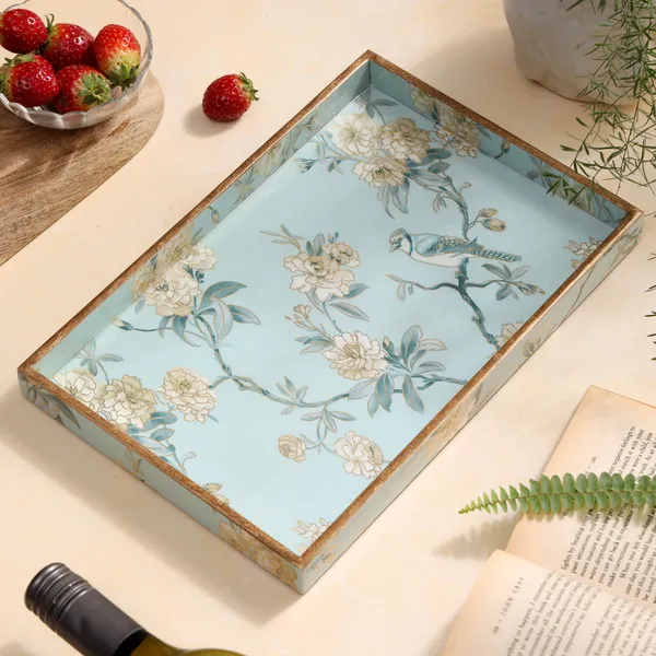 Combo_Set_of_WaterProof_Tray_Utility_Holder_and_Napkin_Holder_Wooden_Enamel_Tray_2_section_Stand_and_Napkin_Holder_for_Home_and_Office