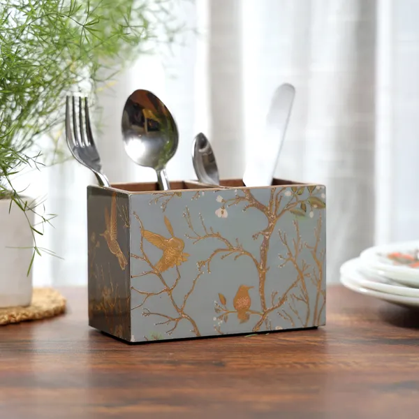 Combo_Set_of__Tray_Utility_Holder_and_Napkin_Holder_Wooden_Enamel_Tray_2_section_Stand_and_Napkin_Holder_for_Home_and_Office
