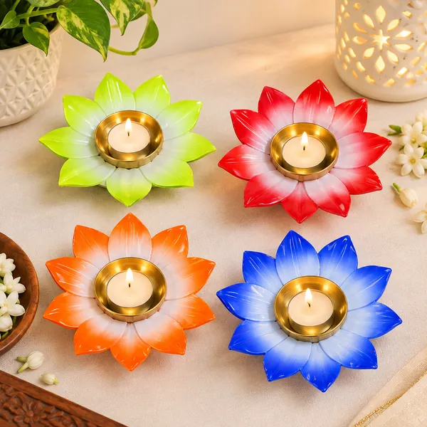Metal_Lotus_Diya_Tealight_Holder_for_Home_Decoration_Diwali_Decor_Festival_Puja_Decoration_Indoors_and_Outdoors_(Pack_of_4)