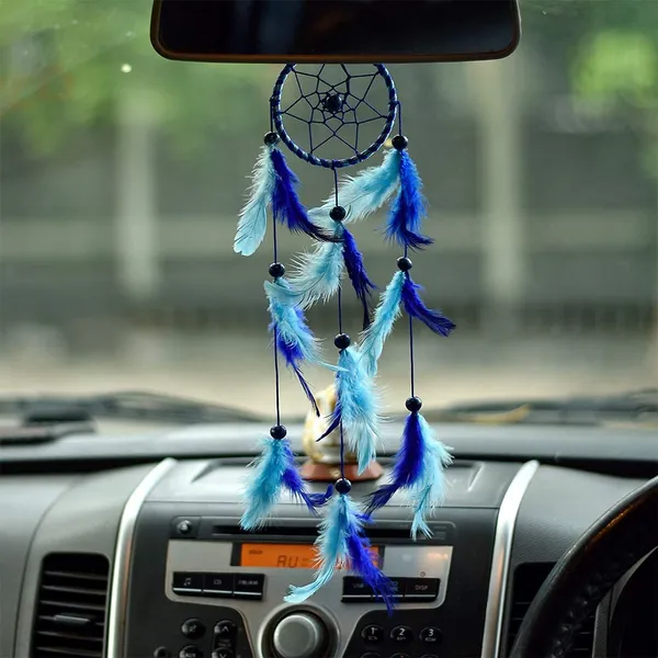 Pack_of_2_Dream_Catcher_Wall_Hanging_with_Multicolor_Feathers_for_Home_Décor,_Festive_Gifting_Hanging_Decoration_Car_Decorative_(16x3_inch)