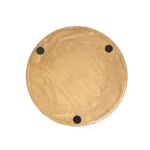 Cream_&_Gold_Wooden_Set_Of_2_Enamel_Coated_Round_Wooden_Trivets_For_Home_,_Waterproof_Printed_Big_Coasters_For_Table_(_(20X20)Cm_)_(Set_Of_2)