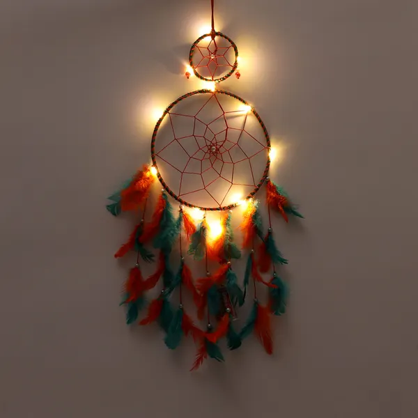 Dream_Catcher_with_Lights_Wall_Hanging_with_2_Ring_with_Multicolor_Feathers_and_Lights_for_Home_D?cor,_Diwali_Gifting_Hanging_Decoration_(Pack_of_2)