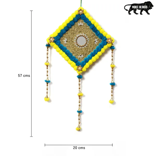 Handmade_Square_Wall_Hanging_|_Festive_Wall_Decorative_Pompom_Toran_Hanging_for_Home_D?coration_|_Diwali_Gifting_Festival_Pooja_Decoration