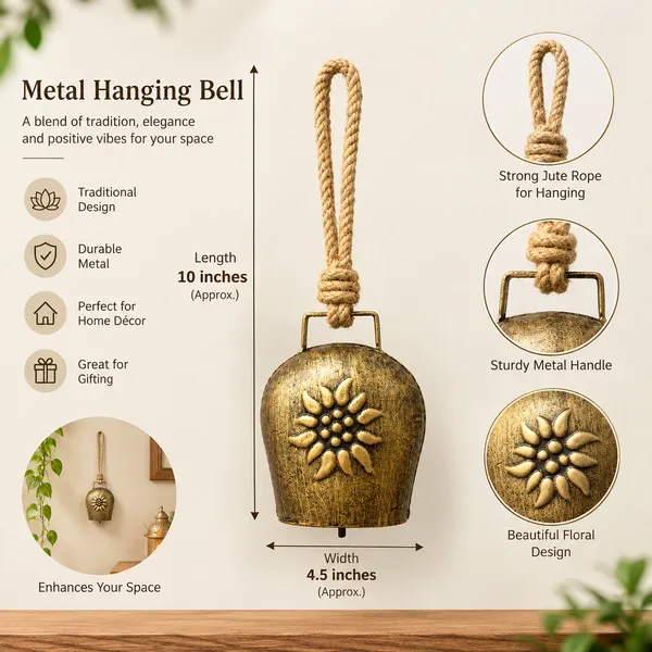 Decorative_Metal_Hanging_Bell_with_Floral_Design,_Jute_Rope_for_Home,_Door_Hanging,_Wall_Décor_&_Festive_Gifts_(10x4.5_inches)