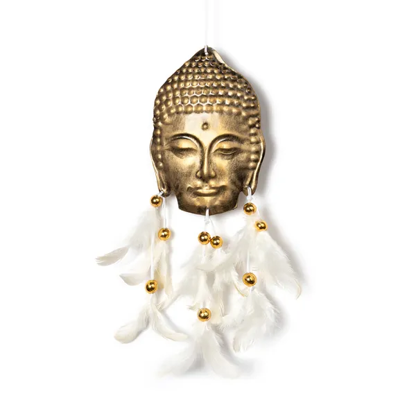 Metal_Buddha_Hanging_with_White_Feathers_for_Home,_Garden,_Balcony,_Car_Decorative_(12x5inch)
