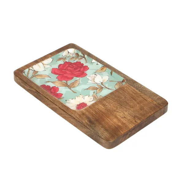 Red_&_Blue_Wooden_Enamel_Coated_Rectangular_Serving_Platter_In_Mangowood_,_Snacks_Platter_For_Home_&_Dining_Table_,_Multipurpose_Tray_,_Serving_Tray_(_(25X15)Cm_)
