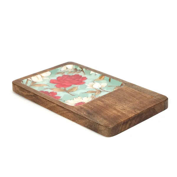 Red_&_Blue_Wooden_Enamel_Coated_Rectangular_Serving_Platter_In_Mangowood_,_Snacks_Platter_For_Home_&_Dining_Table_,_Multipurpose_Tray_,_Serving_Tray_(_(25X15)Cm_)