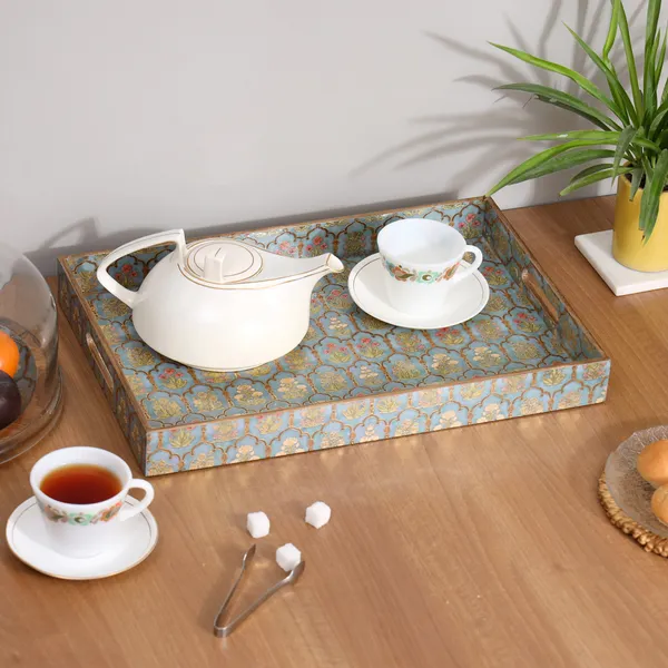 Multicolor_Wooden_Waterproof_Wooden_Enamel_Coated_Rectangular_Serving_Tray_With_Handles_For_Home_&_Dining_Table_,_Multipurpose_Tray_,_Big_Serving_Tray_(_(46X31X5)Cm_)