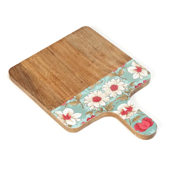 Red_&_Blue_Wooden_Enamel_Coated_Cheese_Board_With_Handle_In_Mangowood_,_Snacks_Platter_For_Home_&_Dining_Table_,_Serving_Platter_(_(36X25)Cm_)