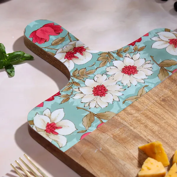 Red_&_Blue_Wooden_Enamel_Coated_Cheese_Board_With_Handle_In_Mangowood_,_Snacks_Platter_For_Home_&_Dining_Table_,_Serving_Platter_(_(36X25)Cm_)