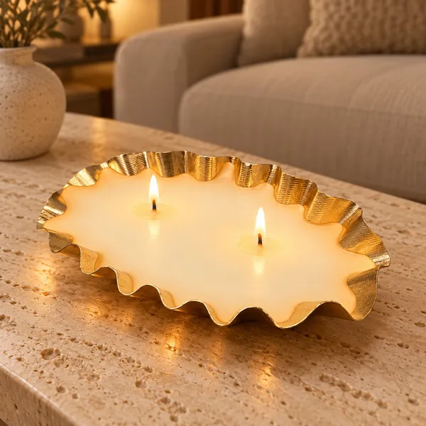 Golden_Metal_Wax_Diya_with_Double_Wick_|_Decorative_Oval_Flower_Design_Candle_Diya_for_Diwali,_Pooja,_Home_Décor,_Festive_Decoration_&_Gifting
