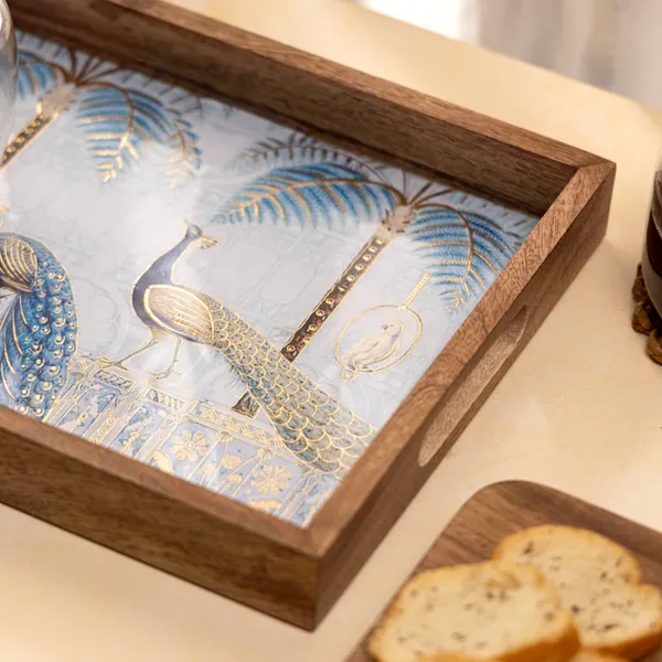 Mangowood_Enamel_Coated_Rectangle_Serving_Tray_with_Elephant_Design_For_Home_&_Dining_Table_,_Multipurpose_Tray_,_Serving_Tray