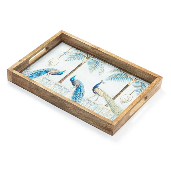 Mangowood_Enamel_Coated_Rectangle_Serving_Tray_with_Elephant_Design_For_Home_&_Dining_Table_,_Multipurpose_Tray_,_Serving_Tray