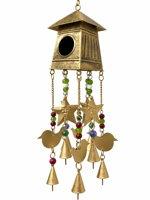 Handcrafted_Metal_Birdhouse_Wind_Chime_with_Birds,_Stars,_Colorful_Beads_&_Bells_for_Balcony,_Garden_&_Home_Decoration_|_25_Inches