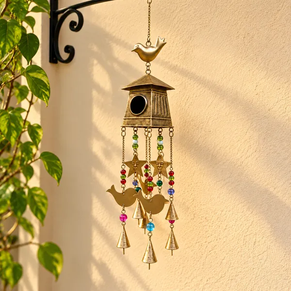 Handcrafted_Metal_Birdhouse_Wind_Chime_with_Birds,_Stars,_Colorful_Beads_&_Bells_for_Balcony,_Garden_&_Home_Decoration_|_25_Inches