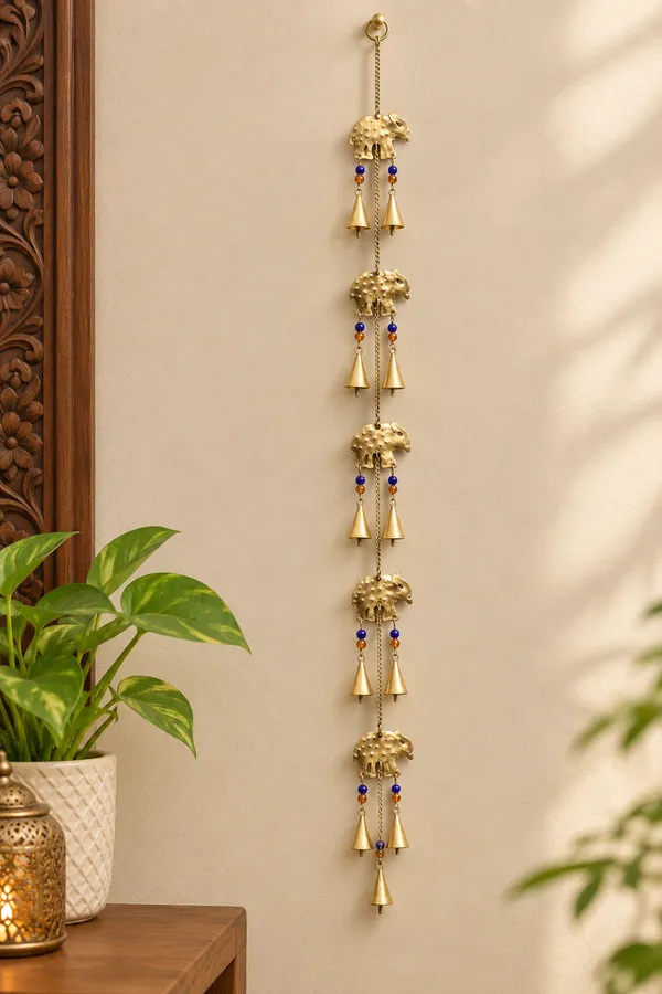 Handcrafted_Metal_Elephant_Wall_Hanging_Wind_Chime_with_Bells_&_Colorful_Beads_For_Home,_Balcony,_Door_&_Garden_Décor_(40_Inches)