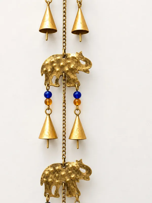 Handcrafted_Metal_Elephant_Wall_Hanging_Wind_Chime_with_Bells_&_Colorful_Beads_For_Home,_Garden,_Balcony_&_Door_Décor_(40Inches)_(Pack_of_2)