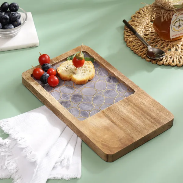 Lilac_Wooden_Enamel_Coated_Rectangular_Serving_Platter_In_Mangowood_,_Snacks_Platter_For_Home_&_Dining_Table_,_Multipurpose_Tray_,_Serving_Tray_(_(25X15)Cm_)