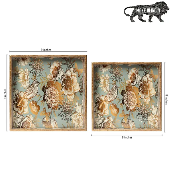 Wooden_Enamel_Coated_Square__Set_of_2_Trays_|_Serving_Tray_for_Home_&_Dining_Table_|_Printed_Multipurpose_Trays__(8x8_,_9x9_Inches)