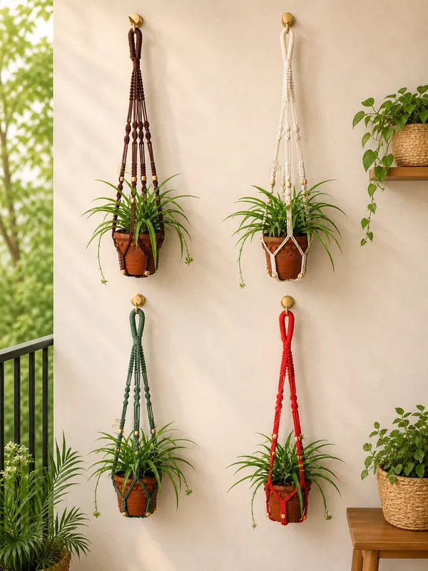 Pack_of_4_Colorful_Macrame_Plant_Hangers_with_Wooden_Beads_Handcrafted_Cotton_Rope_Indoor_Wall_Hanging_Planters_for_Home,_Balcony_&_Garden_Decor