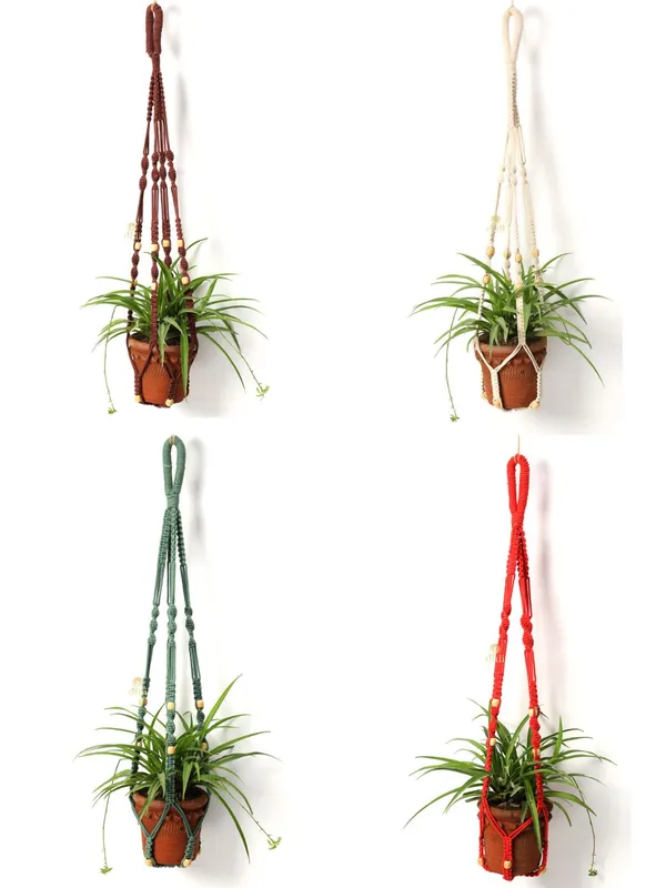 Pack_of_4_Colorful_Macrame_Plant_Hangers_with_Wooden_Beads_Handcrafted_Cotton_Rope_Indoor_Wall_Hanging_Planters_for_Home,_Balcony_&_Garden_Decor