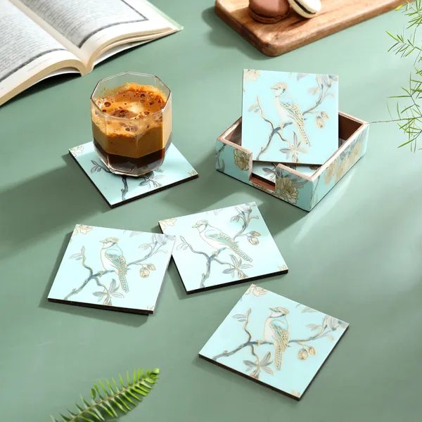 Blue_Wooden_Set_Of_6_Enamel_Coated_Wooden_Coasters_With_Stand_For_Home_And_Dining_Table_,_Stylish_Coasters_For_Tea_Coffee_And_Bar_(_(10X10)Cm_)