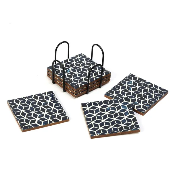 Set_of_6_Inlay_Wooden_Coasters_with_Black_Stand_for_Home_and_Dining_Table_|_Stylish_Coasters_for_Tea_Coffee_and_Bar_(10_x_10_cm)