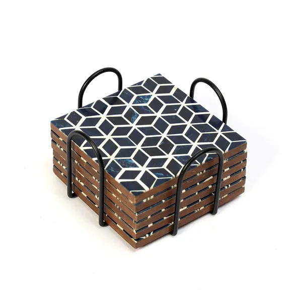 Set_of_6_Inlay_Wooden_Coasters_with_Black_Stand_for_Home_and_Dining_Table_|_Stylish_Coasters_for_Tea_Coffee_and_Bar_(10_x_10_cm)