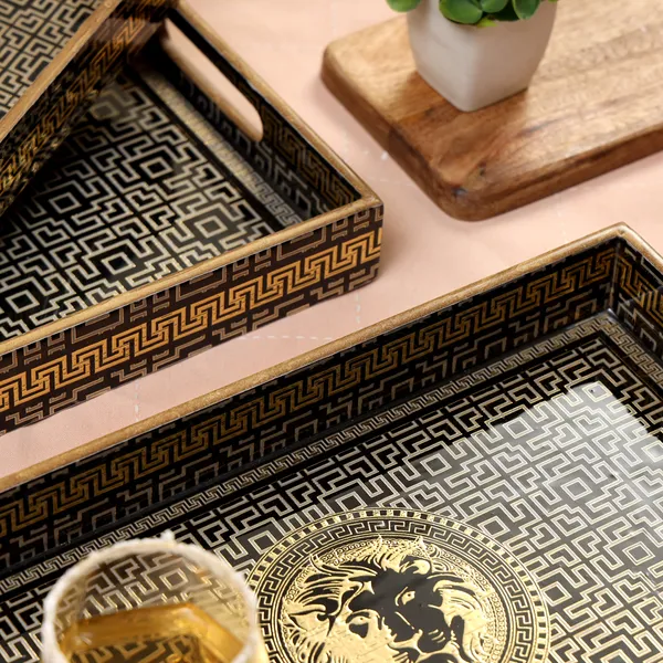 Black_&_Gold_Wooden_Waterproof_Wooden_Enamel_Coated_Rectangular_Trays_With_Handle_,_Serving_Trays_For_Home_&_Dining_Table_,_Multipurpose_Trays_(_(41X25||36X20||30X15)Cm_)_(Set_Of_3)