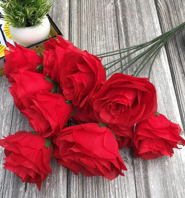 Artificial_12_Red_Jhadu_Rose_Flower_Bunch_With_Decorative_Floral_Bouquet_For_Home_Living_Room_Table_Centerpiece_Wedding_Decoration_And_Gift_Use__(Vase_Not_Included)