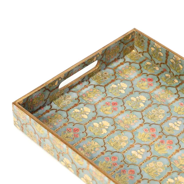 Multicolor_Wooden_Waterproof_Wooden_Enamel_Coated_Rectangular_Serving_Tray_With_Handles_For_Home_&_Dining_Table_,_Multipurpose_Tray_,_Serving_Tray_(_(38X28X5)Cm_)