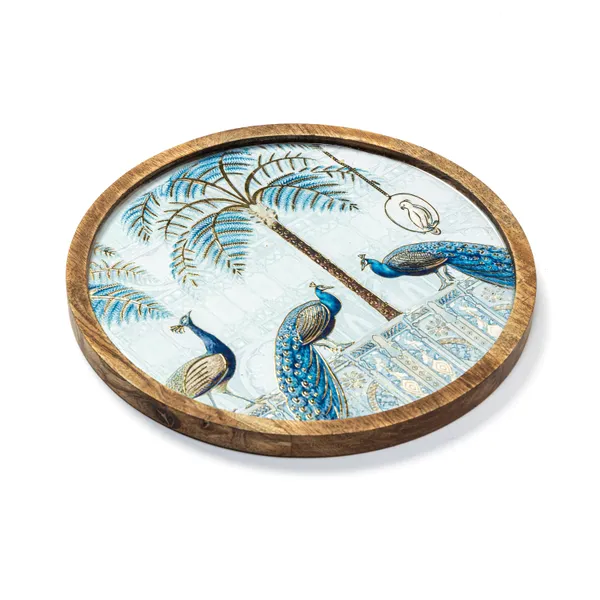 Round_Serving_Platter_in_Mangowood_,_Snacks_Platter_For_Home_&_Dining_Table_,_Multipurpose_Tray_,_Serving_Tray