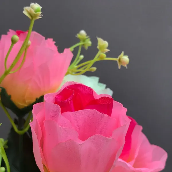 Artificial_Rose_Bouquet_Light_Pink_White_Floral_Bunch_With_Green_Leaves_For_Table_Decoration_Home_Styling_Wedding_Decoration_And_Party_Decor_Pack_of_2_(Vase_Not_Included)