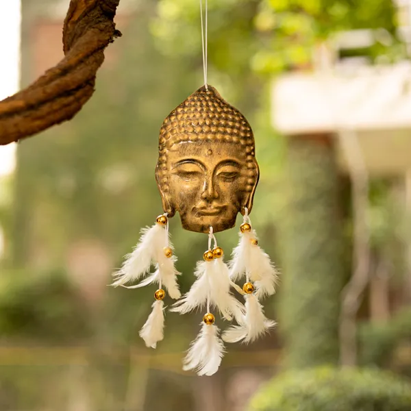 Metal_Buddha_Hanging_with_White_Feathers_for_Home,_Garden,_Balcony,_Car_Decorative_(12x5inch)