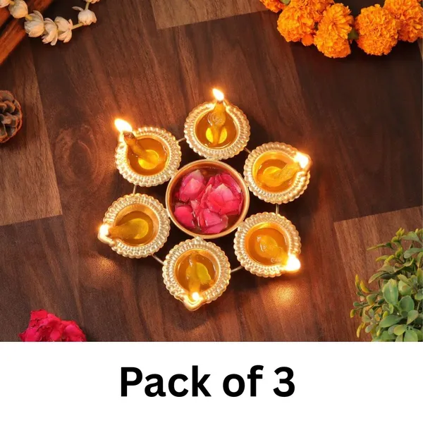 Metal_Golden_Urli_Diya_Bowl_8_Inch_for_Diwali_&_Festive_Decoration_|_Pooja_Room,_Living_Room,_Home,_Office,_Balcony,_Indoor_Outdoor_Tealight_Candle_Holder_|Diwali_Gift_(Pack_of_3)