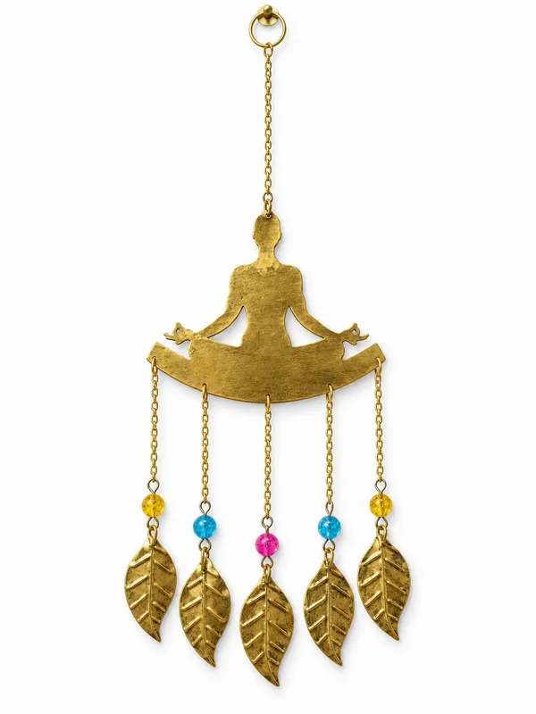 Metal_Meditation_Buddha_Wall_Hanging_with_Leaf_Charms_&_Colorful_Beads_Ideal_for_Living_Room,_Balcony_and_Entrance_Decor