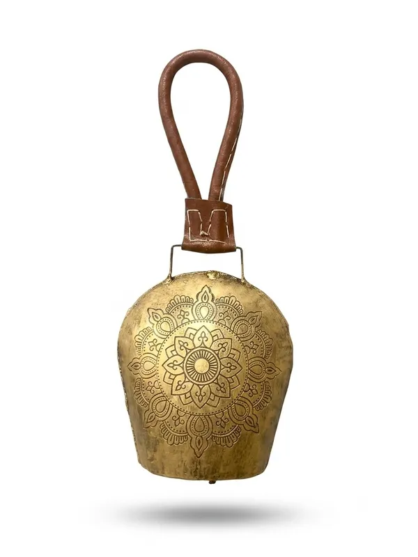 Metal_Wall_Hanging_Swiss_CowBell_with_Mandala_Embossing