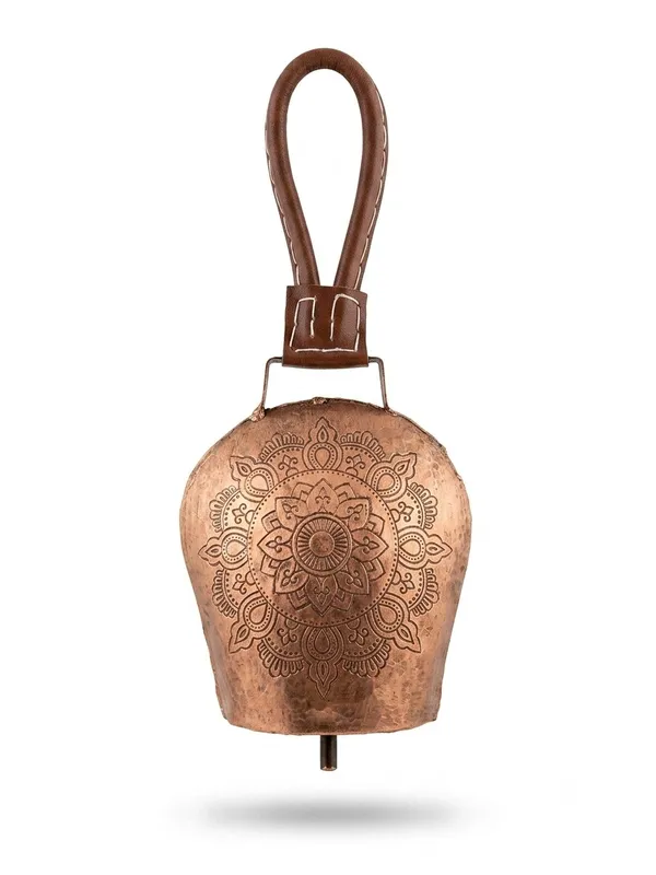 Metal_Wall_Hanging_Swiss_CowBell_with_Mandala_Lotus_Embossing