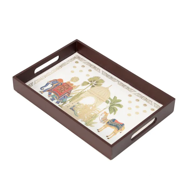 Multi_Wooden_Wooden_Enamel_Coated_Rectangular_Trending_Serving_Tray_For_Home_And_Dining_Table_,_Multipurpose_Tray_,_Serving_Tray_With_Handles_(_(36X25)Cm_)