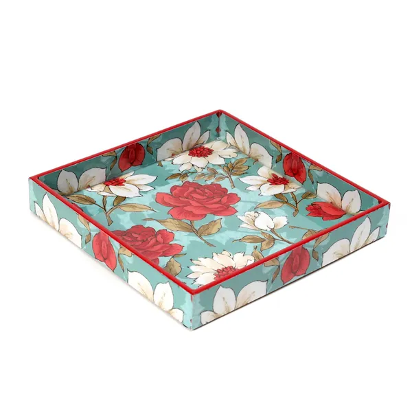 Multicolor_Wooden_Waterproof_Wooden_Enamel_Coated_Serving_Tray_For_Home_And_Dining_Table_,_Multipurpose_Tray_(_(25X25X4)Cm_)