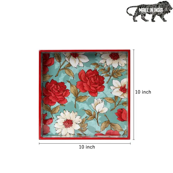 Multicolor_Wooden_Waterproof_Wooden_Enamel_Coated_Serving_Tray_For_Home_And_Dining_Table_,_Multipurpose_Tray_(_(25X25X4)Cm_)