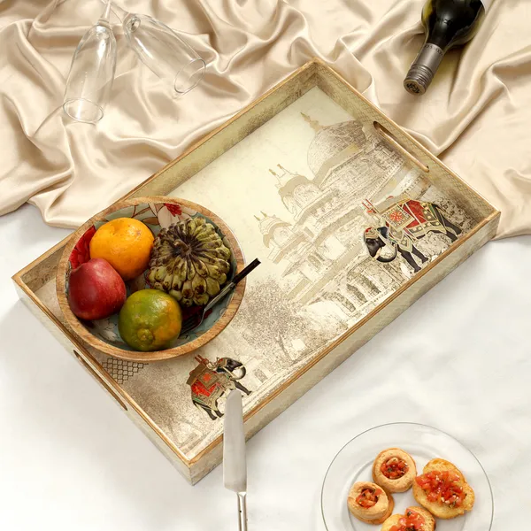 Cream_&_Gold_Wooden_Waterproof_Wooden_Enamel_Coated_Rectangular_Serving_Tray_With_Handles_For_Home_&_Dining_Table_,_Multipurpose_Tray_,_Big_Serving_Tray_(_(46X31X5)Cm_)