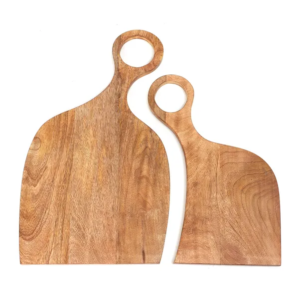 Brown_Wooden_Set_Of_2_Cheese_And_Snacks_Serving_Platters_With_In_Mangowood_,_Snacks_Platter_For_Home_&_Dining_Table_,_Wooden_Stylish_Platters_,_Serving_Trays_(_(46X27||36X18)Cm_)_(Set_Of_2)
