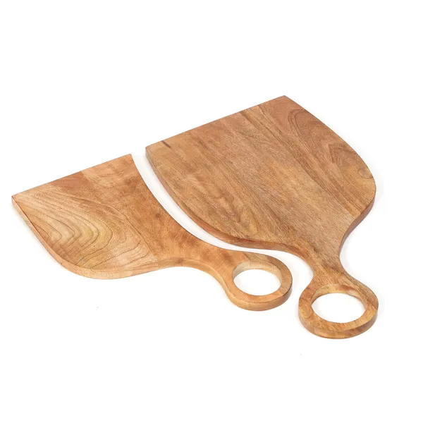 Brown_Wooden_Set_Of_2_Cheese_And_Snacks_Serving_Platters_With_In_Mangowood_,_Snacks_Platter_For_Home_&_Dining_Table_,_Wooden_Stylish_Platters_,_Serving_Trays_(_(46X27||36X18)Cm_)_(Set_Of_2)