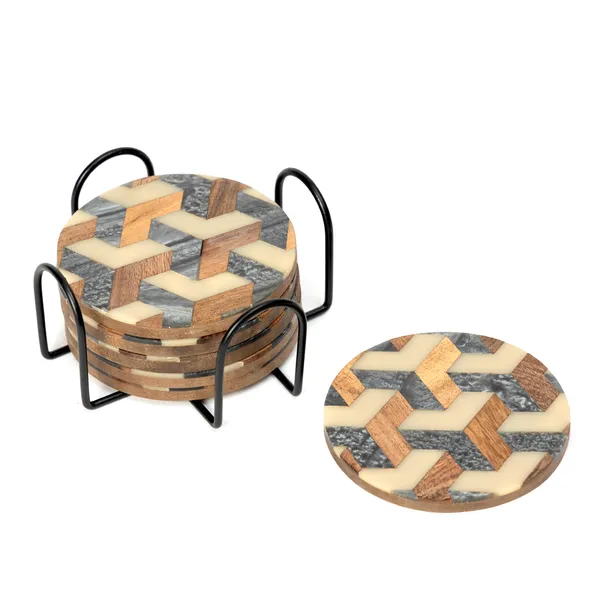 Set_of_6_Inlay_Wooden_Coasters_with_Black_Stand_for_Home_and_Dining_Table_|_Stylish_Coasters_for_Tea_Coffee_and_Bar_(10_x_10_cm)