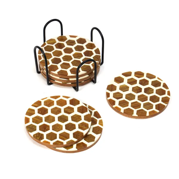 Set_of_6_Inlay_Wooden_Coasters_with_Black_Stand_for_Home_and_Dining_Table_|_Stylish_Coasters_for_Tea_Coffee_and_Bar_(10_x_10_cm)