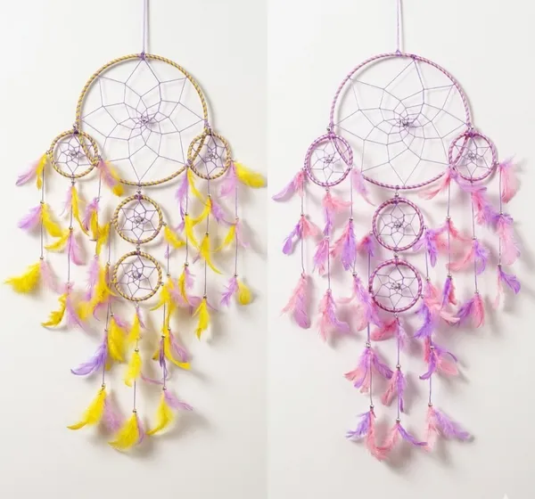 Pack_of_2_Big_Dream_Catcher_Wall_Hanging_with_5_Ring_with_Multicolor_Feathers_for_Home_Décor,_Festive_Gifting_Hanging_Decoration_(29.5x7.5_inch)
