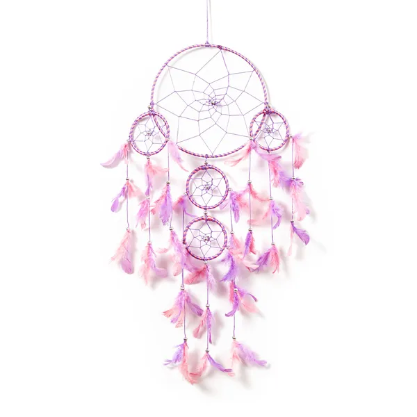 Pack_of_2_Big_Dream_Catcher_Wall_Hanging_with_5_Ring_with_Multicolor_Feathers_for_Home_Décor,_Festive_Gifting_Hanging_Decoration_(29.5x7.5_inch)