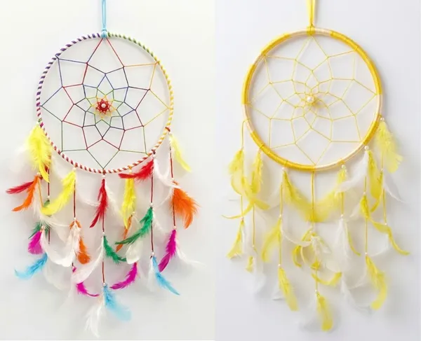 Pack_of_2_Dream_Catcher_Wall_Hanging_with_Multicolor_Feathers_for_Home_Décor,_Festive_Gifting_Hanging_Decoration_(19x6_inch)