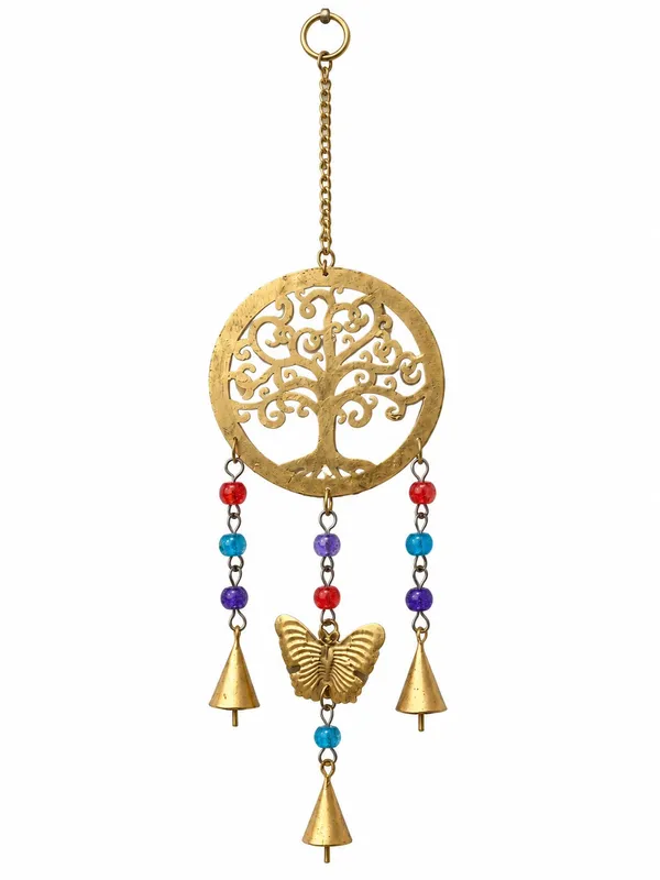 Pack_of_2_Metal_Tree_of_Life_Wall_Hanging_Wind_Chimes_with_Butterfly,_Colorful_Beads_&_Bells_for_Home,_Door,_Balcony_&_Garden_Décor_